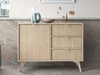 Komoda z drzwiami i szufladami 106 cm Modena Beż Piaskowy