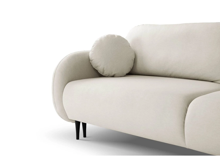 Kanapa z funkcją spania i pojemnikiem na pościel Alta Jasnoszara