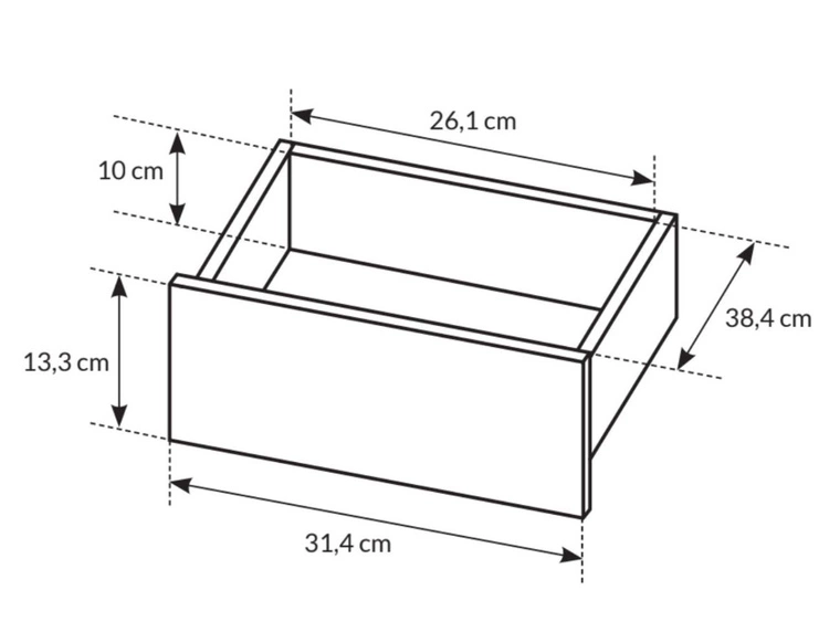 Biurko z szufladami Anes Beżowe