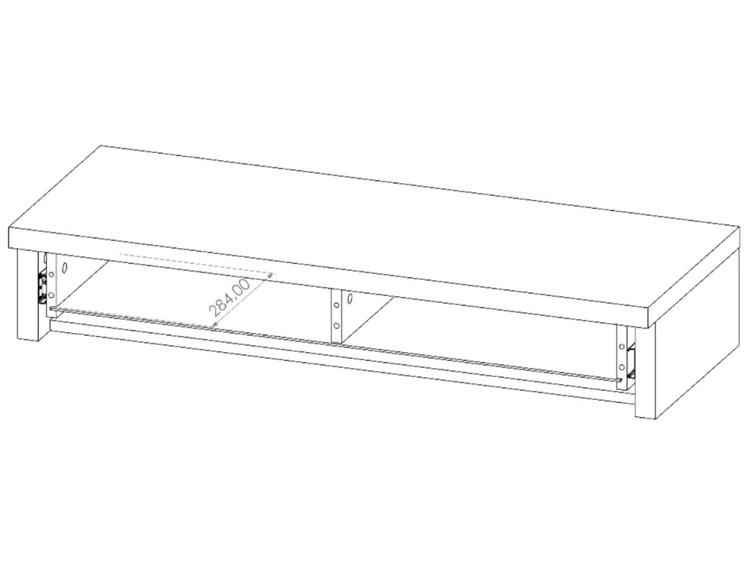 Toaletka wisząca Nusco Biała