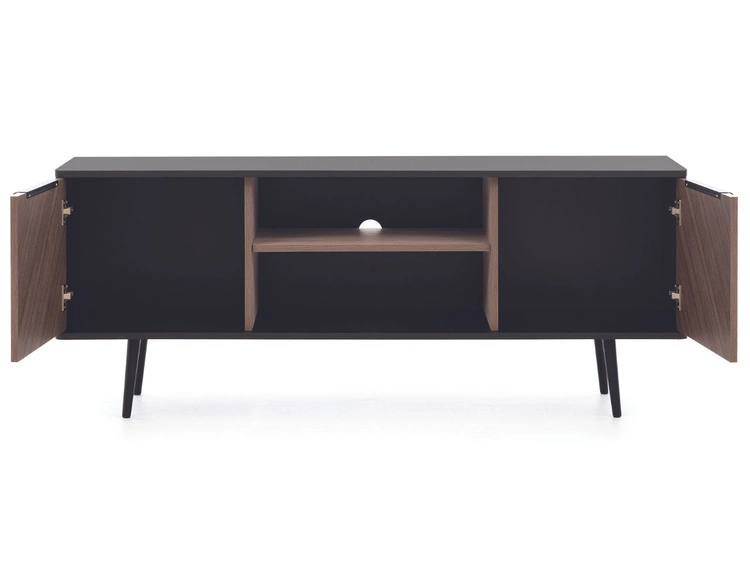 Szafka pod telewizor z drzwiczkami Nemi Brązowa