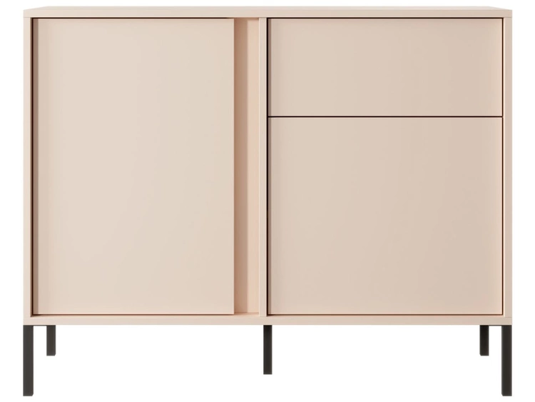 Komoda z drzwiami i szufladą Dego Beżowa