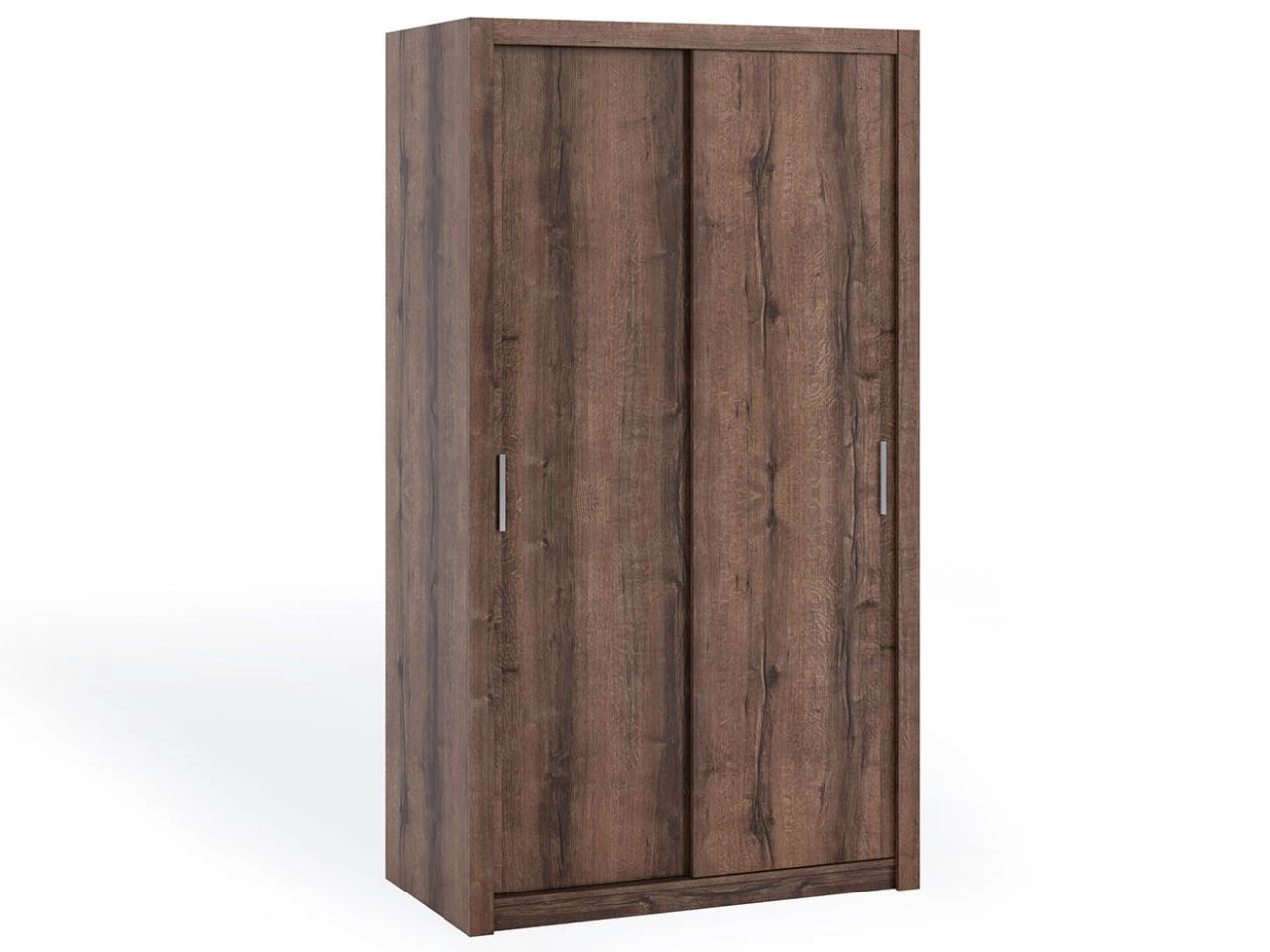 Szafa dwudrzwiowa z drzwiami przesuwnymi 120 Bino Ciemnobrązowa