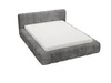 Łóżko tapicerowane z pojemnikiem na pościel 140x200 Ibiza Grafitowe