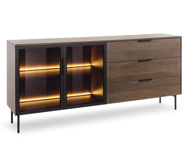 Komoda z drzwiami i szufladami Lumina Dąb Dunin