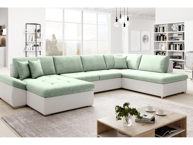 Biały || Jasny zielony \ Prawa