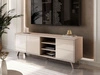 Szafka RTV pod telewizor z drzwiczkami na kaszmirowych nóżkach Vivance Kaszmir połysk
