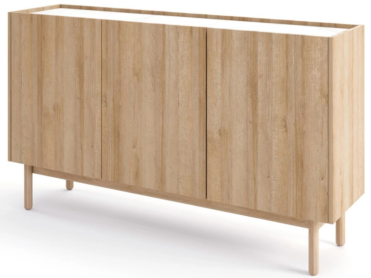 Komoda z drzwiami wysoka Braha Dąb Riviera