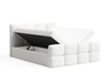 Łóżko kontynentalne z pojemnikiem na pościel 120x200 Rivon Kremowe 