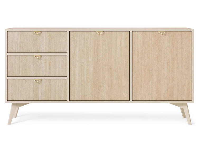 Komoda z drzwiami i szufladami Modena Beż Piskowy