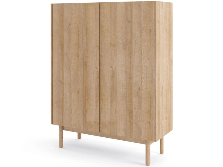 Komoda z drzwiami 97 cm Braha Dąb Riviera
