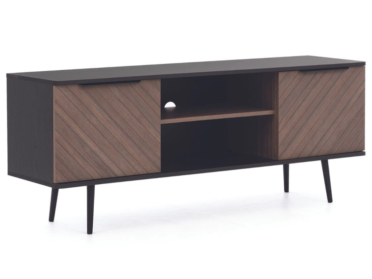 Szafka pod telewizor z drzwiczkami Nemi Brązowa