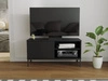 Szafka pod telewizor z drzwiczkami  Soroko Czarny
