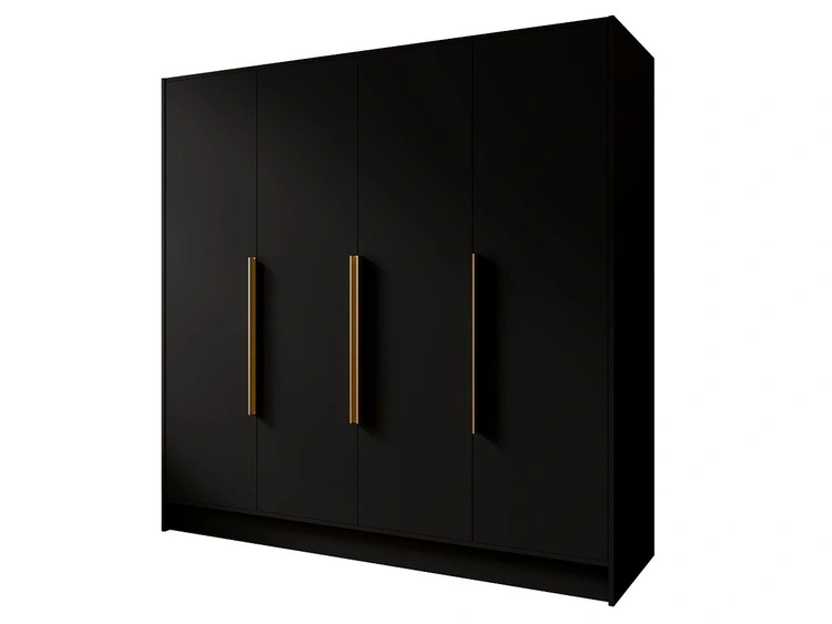 200 cm \ Czarny \ Złoty