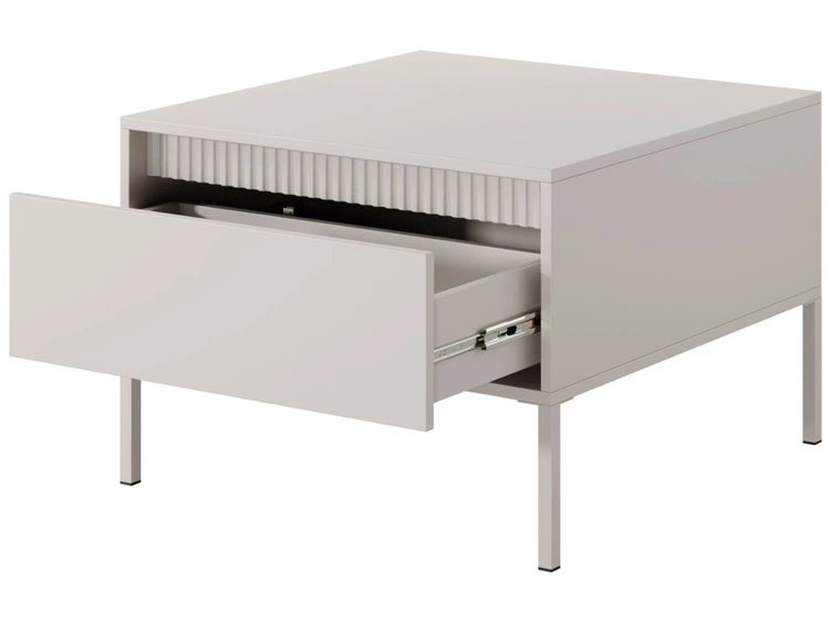 Stolik kawowy z szufladą Sorano Beżowy