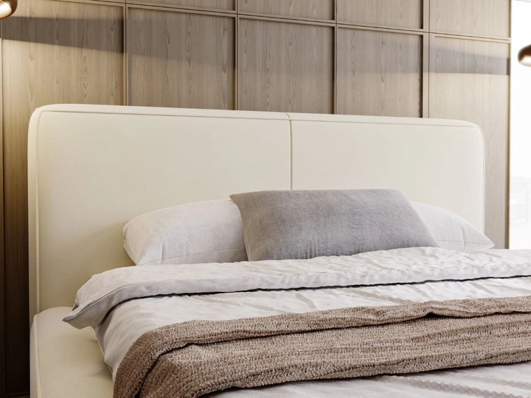 Łóżko tapicerowane z pojemnikiem i stelażem 160x200 Amaro Szare