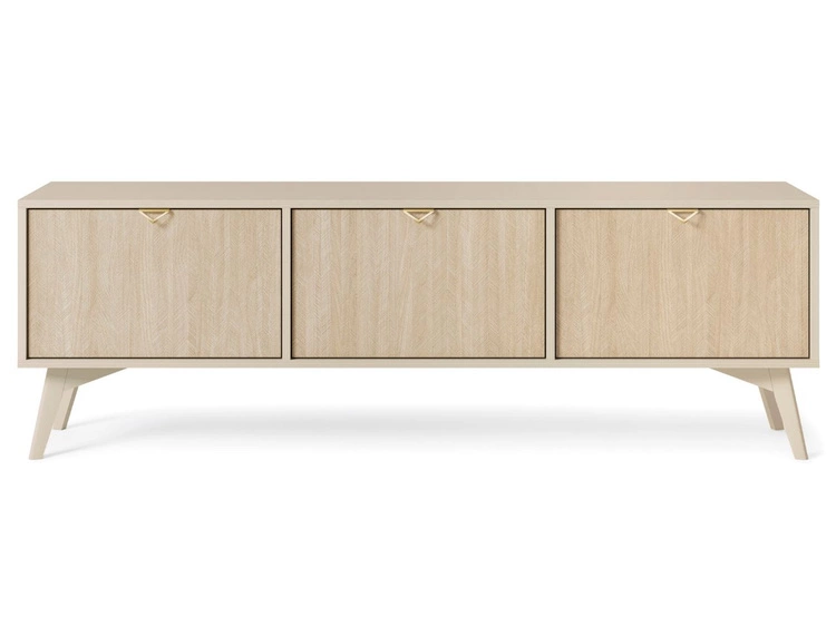 Szafka pod telewizor z drzwiczkami Modena Beż Piaskowy