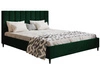 Łóżko tapicerowane ze stelażem 120x200 Snazi Zielony