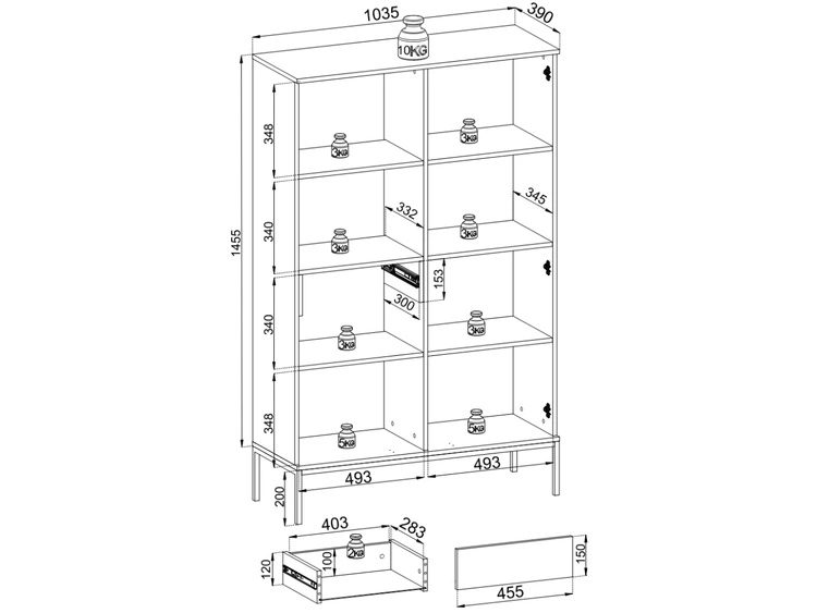Zestaw mebli do salonu Deo Kaszmirowy