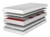 Materac kieszeniowy multipocket z pianką poliuretanową Verano 140x200