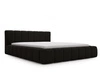 Łóżko tapicerowane z pojemnikiem i stelażem 120x200 Orio Czarny
