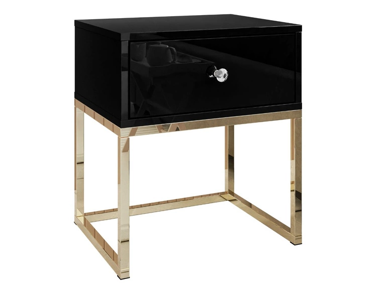 Czarny połysk \ Uchwyty  \ Złoty