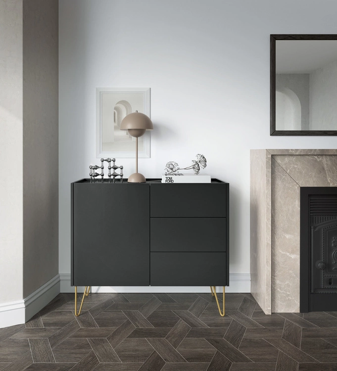 Buffet à Tiroirs Melody noir