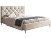 Łóżko tapicerowane ze stelażem 160x200 Tril Beżowe