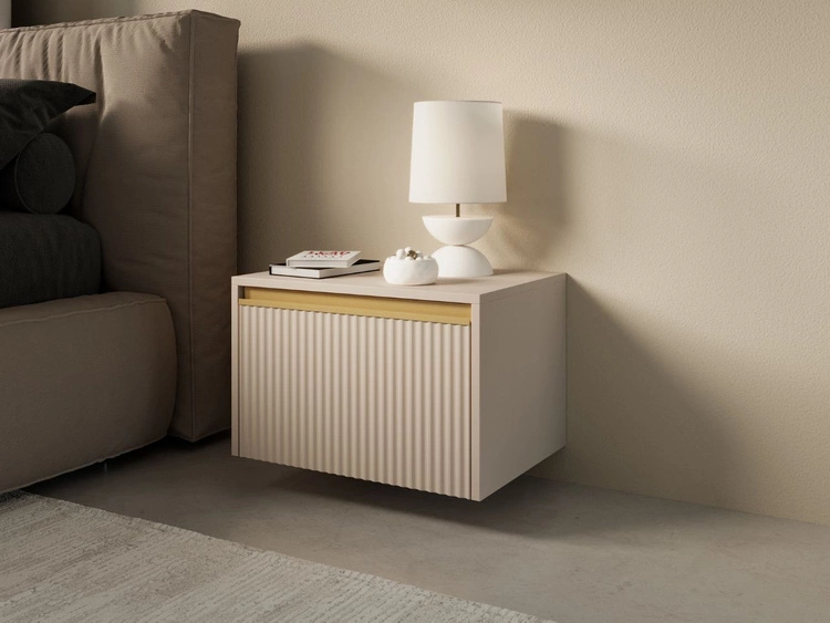 Stolik nocny z drzwiczkami Roland Beż piaskowy