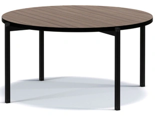 Okrągły Stolik kawowy Sevilla 84 cm Ciemny brązowy