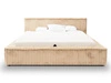 Łóżko tapicerowane z pojemnikiem i stelażem 120x200 Lago Beżowe