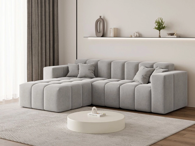 Narożnik L Lewy Loopo Szary