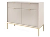 Komoda z drzwiami i szufladami Amber Kaszmir na złotych nogach