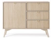 Komoda z drzwiami i szufladami 106 cm Modena Beż Piskowy