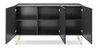 Komoda z drzwiami Melody Czarna