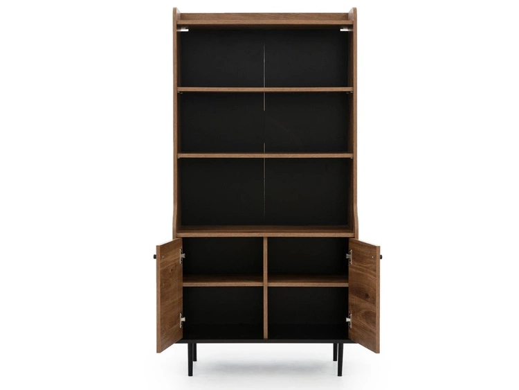 Regał z drzwiczkami Vasa Brązowy