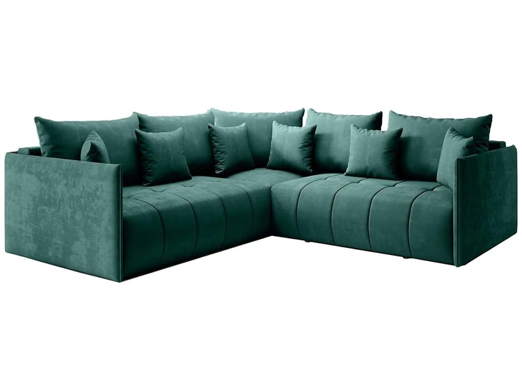 Narożnik L uniwersalny z funkcją spania i pojemnikiem Ardi L Zielony