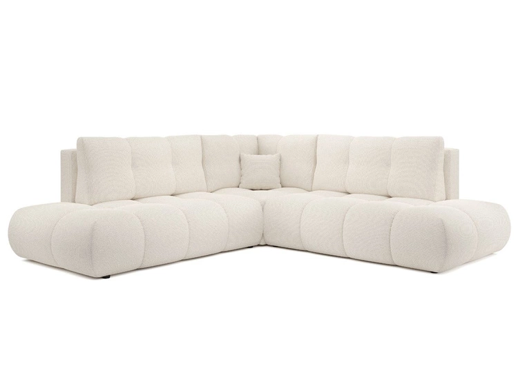 Narożnik z funkcją spania i pojemnikiem Lewy Kair Beżowy