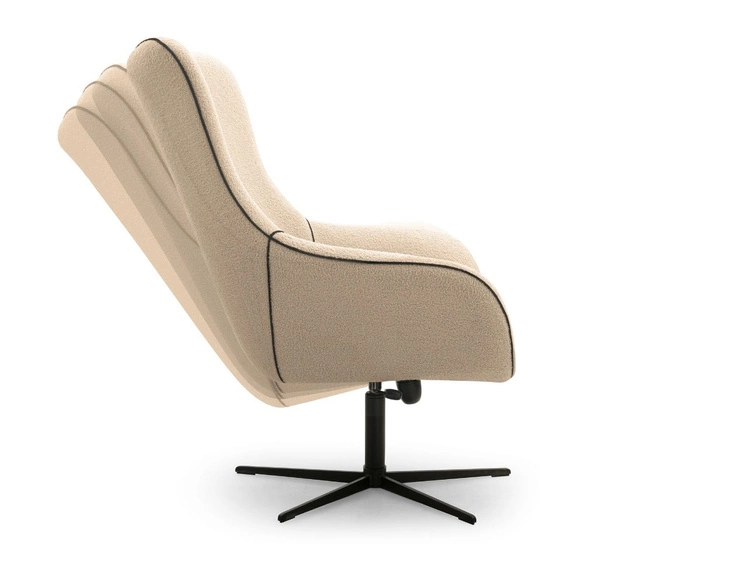 Fotel obrotowy Deves Beżowy
