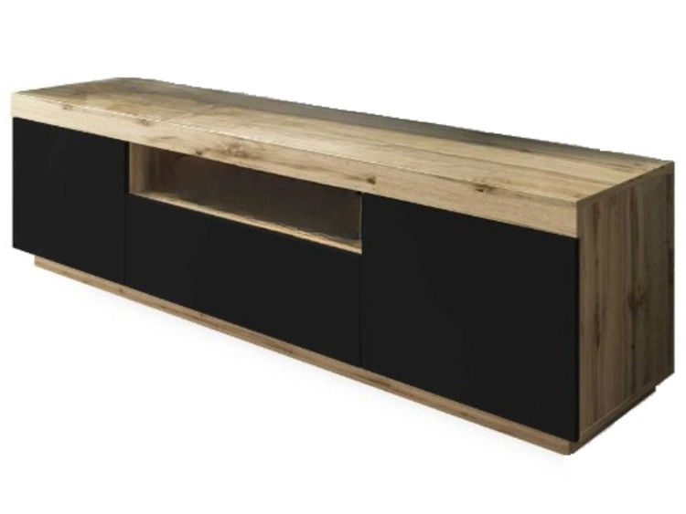 49 cm \ Czarny mat || Dąb wotan