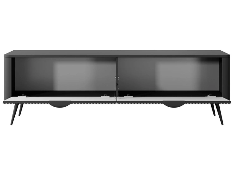 Szafka pod telewizor z drzwiczkami 160 cm Latina Czarna