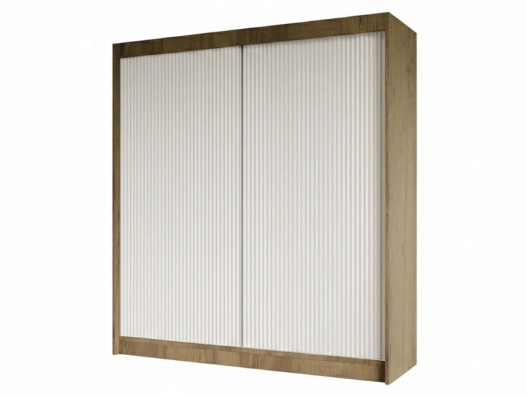 200 cm \ Biały || Dąb Craft Złoty \ Nie