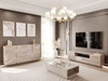 Zestaw mebli do salonu w stylu glamour Lunelie Kaszmir