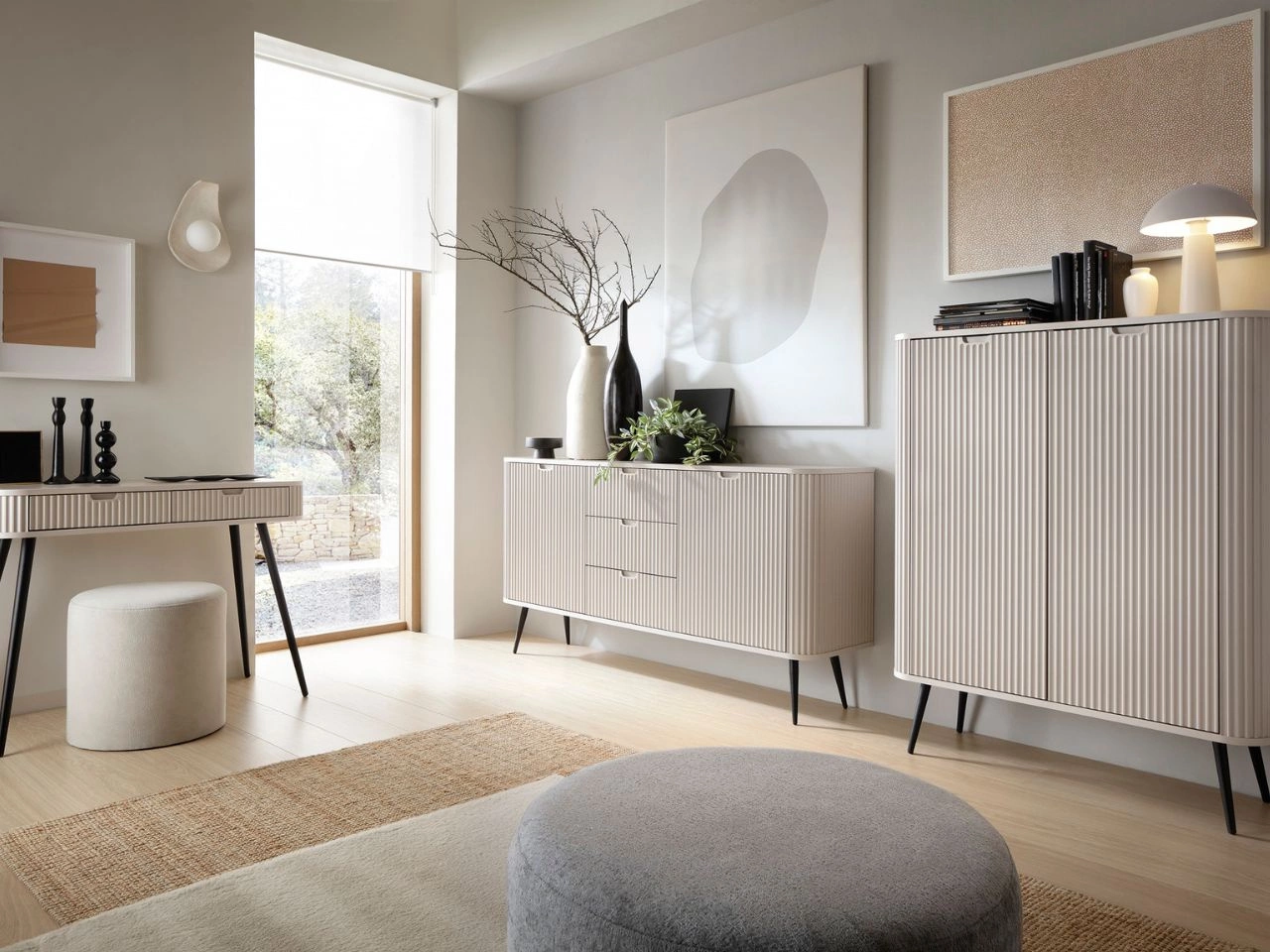 Zestaw mebli do salonu Viva Beżowy