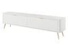 Szafka pod telewizor z drzwiczkami 200 cm Latina Biała