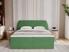 Łóżko kontynentalne z pojemnikiem na pościel 140x200 Bogota Zielone