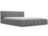 Łóżko tapicerowane z pojemnikiem i stelażem 180x200 Split Szary