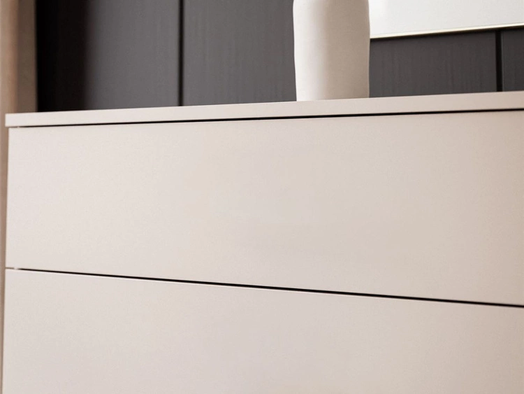 Komoda z drzwiami, szufladami i oświetleniem LED Nuveo Kaszmir