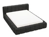 Łóżko tapicerowane z pojemnikiem na pościel 160x200 Ibiza Czarne