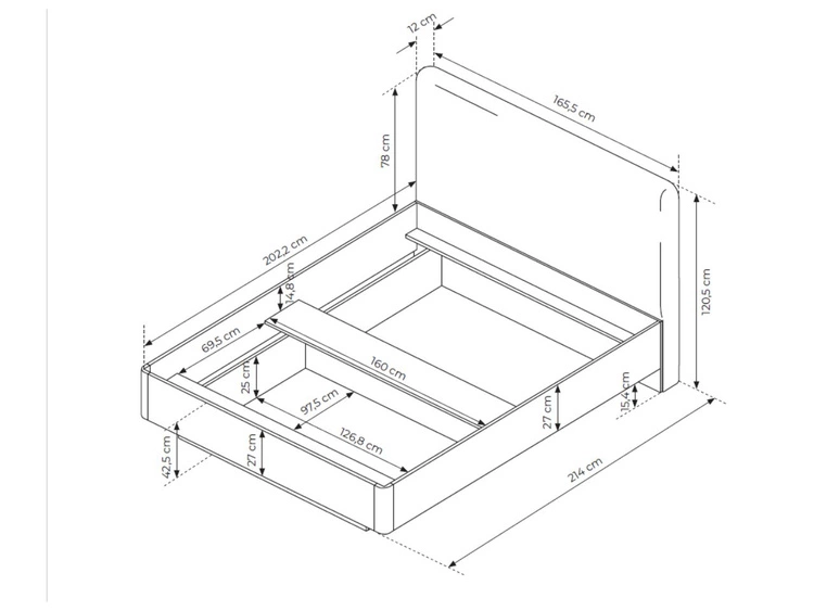 Zestaw mebli do sypialni Bilancio Dąb Barista